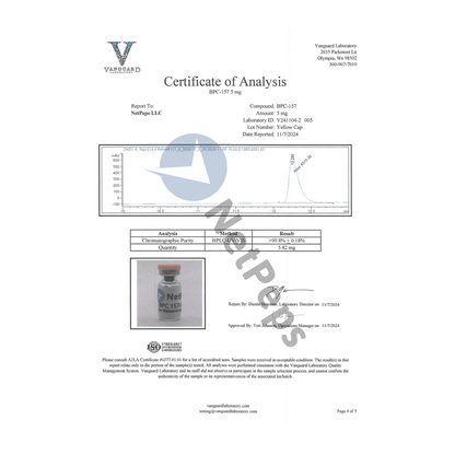 BPC 157 5mg - NetPeps