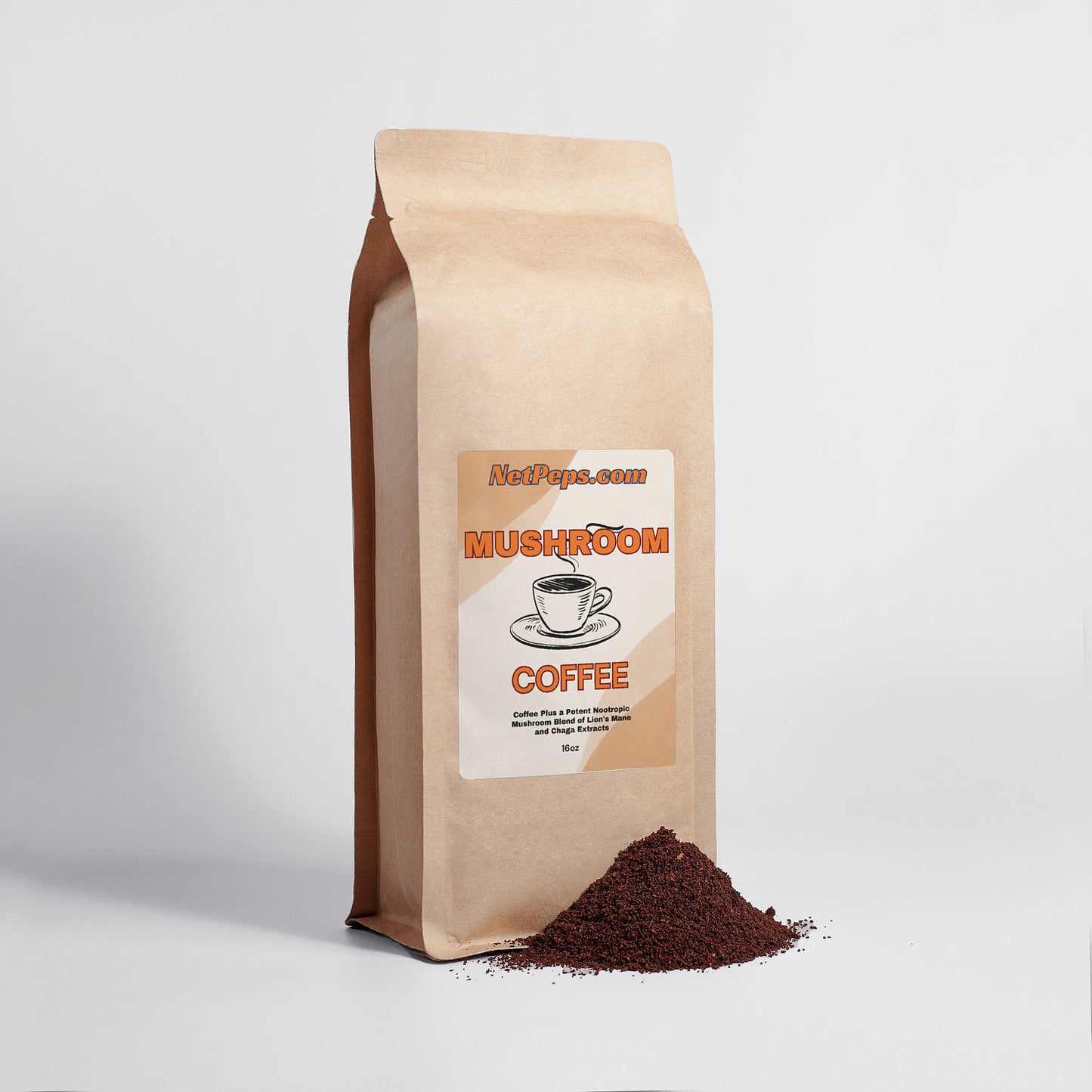 NetPeps Mushroom Coffee 16oz