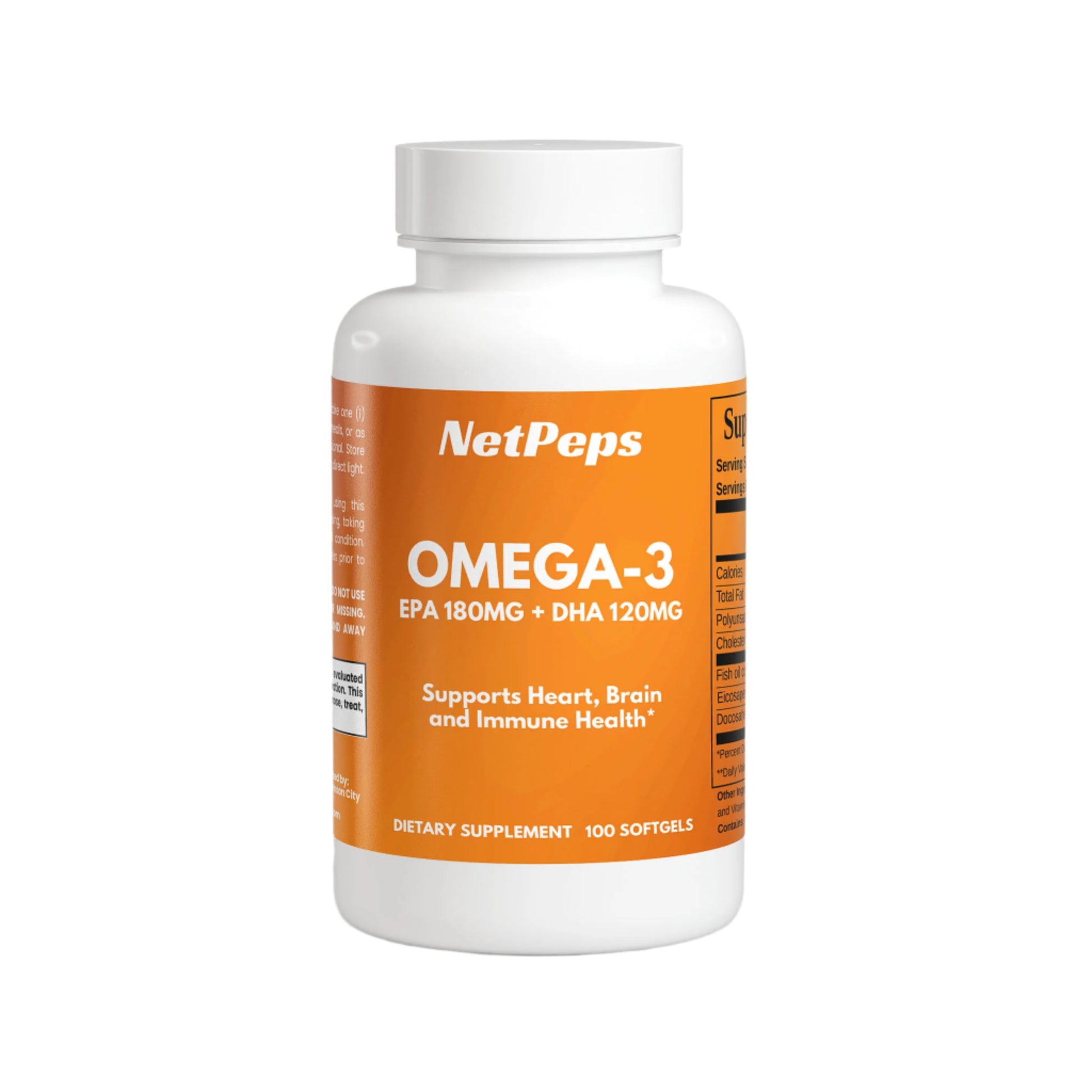 NetPeps Omega-3 EPA 180mg + DHA 120mg - NetPeps