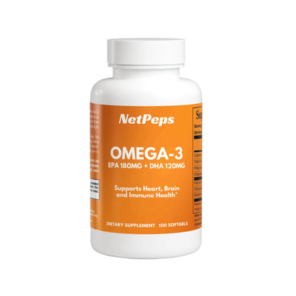 NetPeps Omega-3 EPA 180mg + DHA 120mg - NetPeps