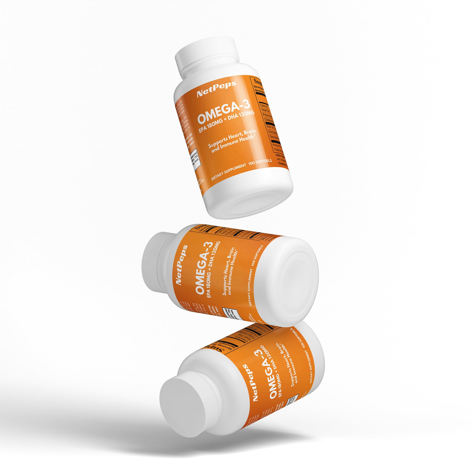 NetPeps Omega-3 EPA 180mg + DHA 120mg - NetPeps