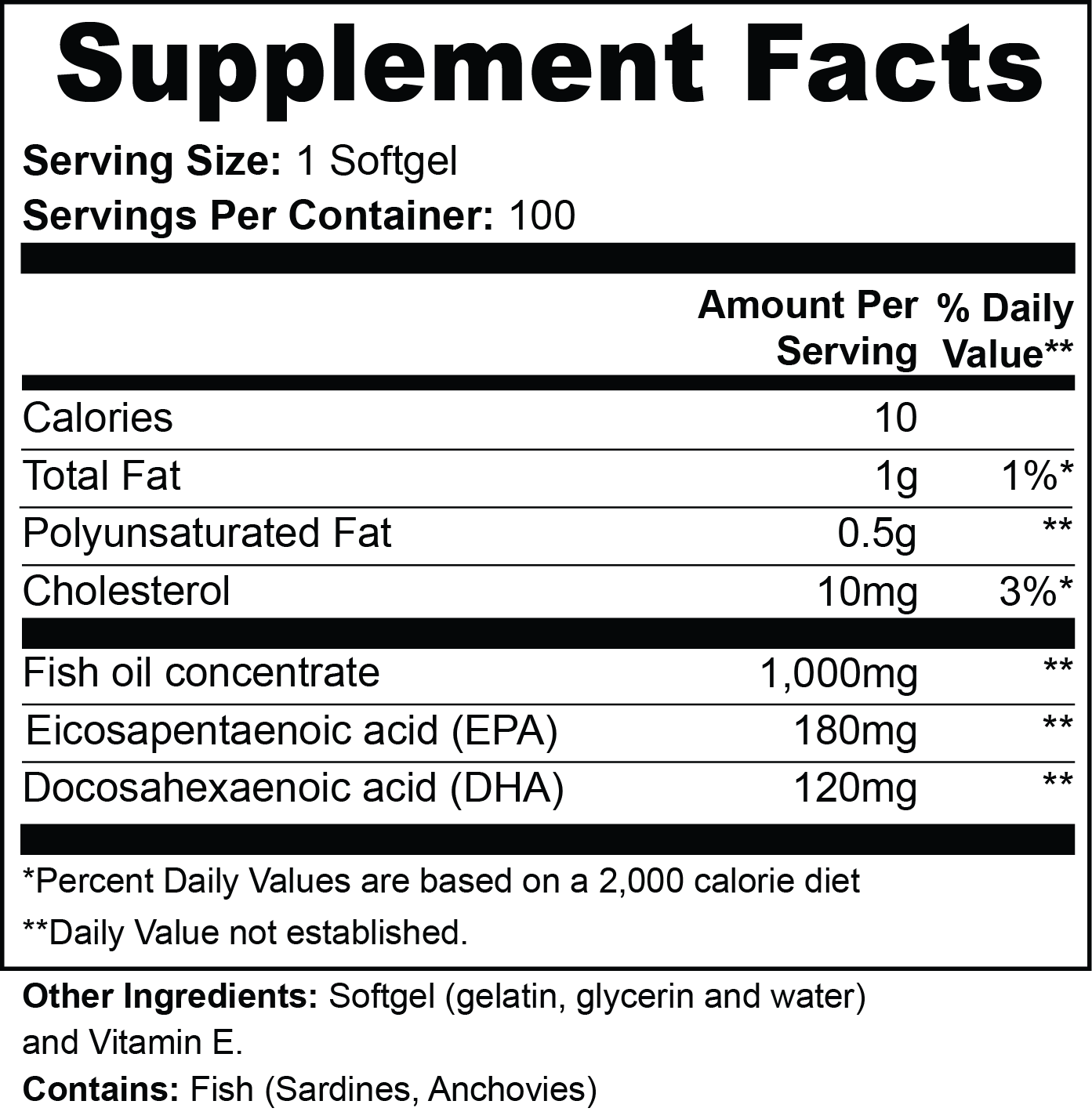 NetPeps Omega-3 EPA 180mg + DHA 120mg - NetPeps