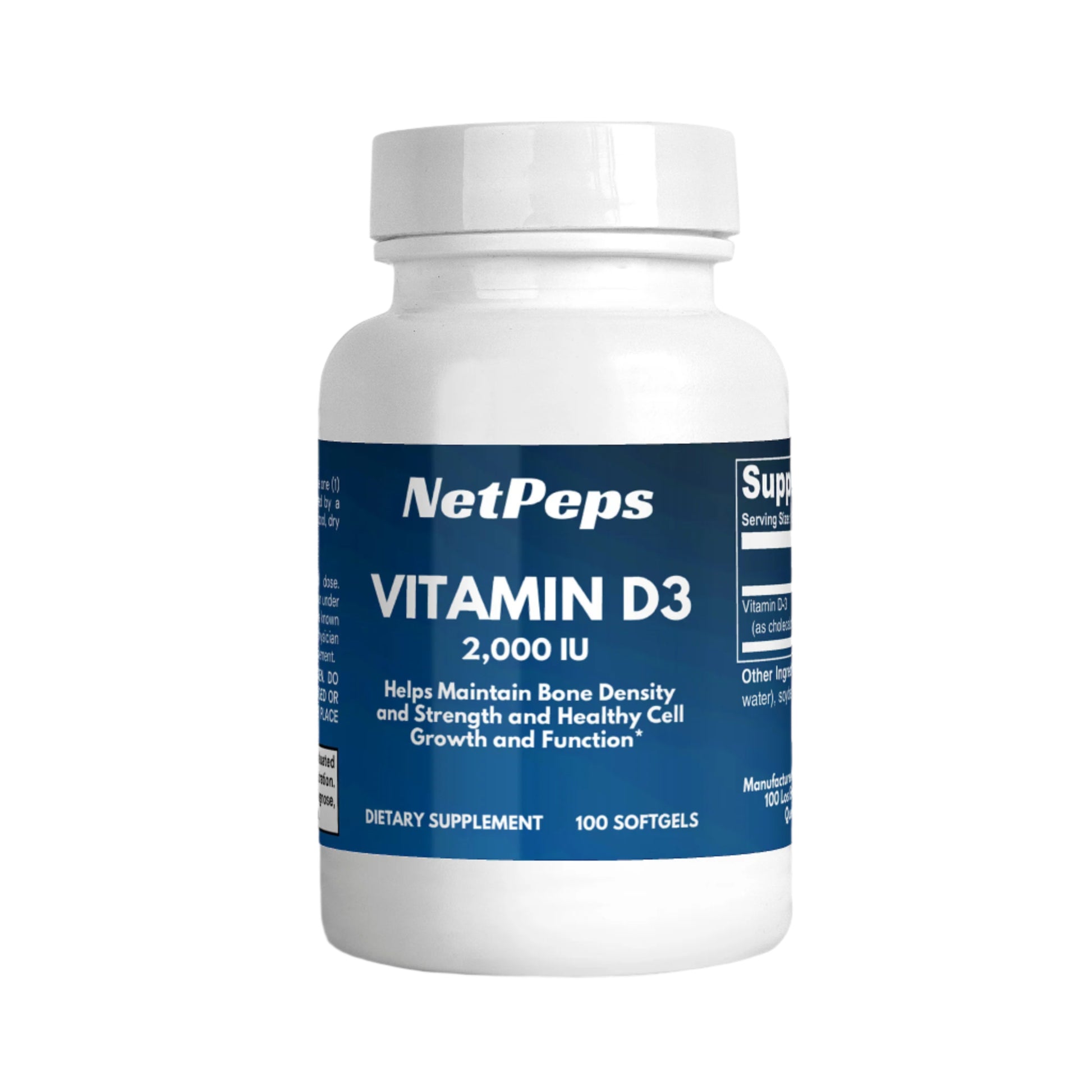 Netpeps Vitamin D3 2,000 IU - NetPeps