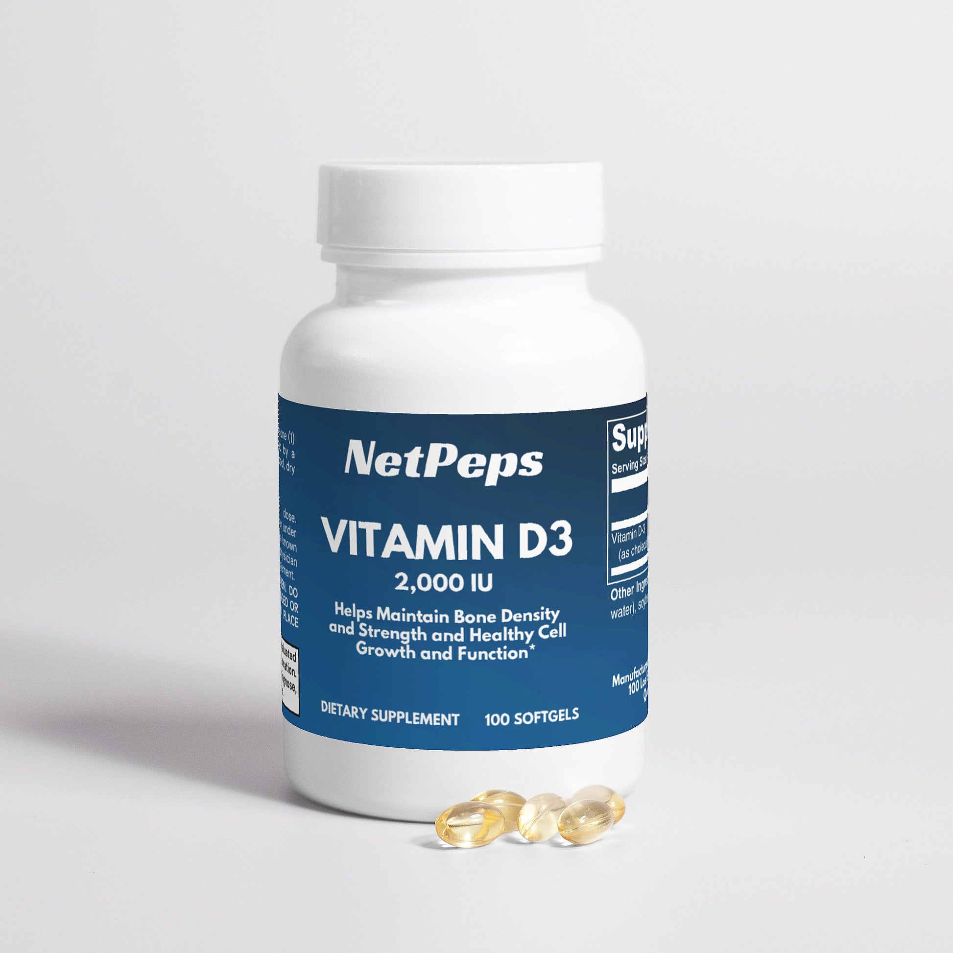 Netpeps Vitamin D3 2,000 IU - NetPeps